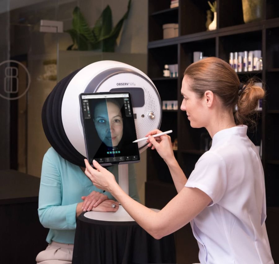 Observ520X huidscan, gezichtsscan