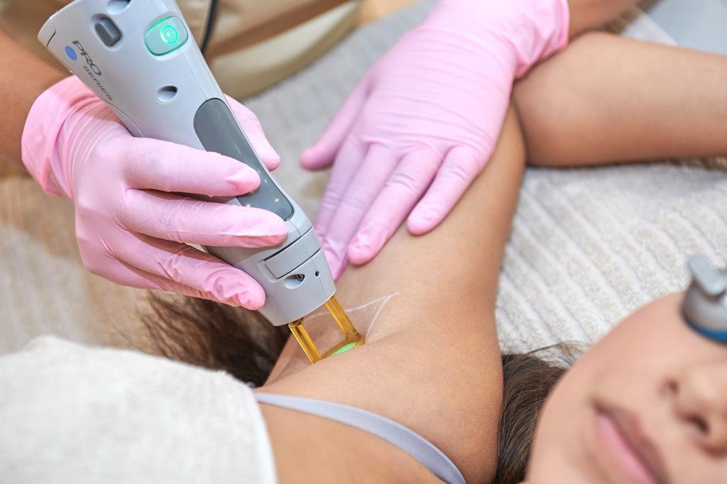 1x Oksel laserontharing