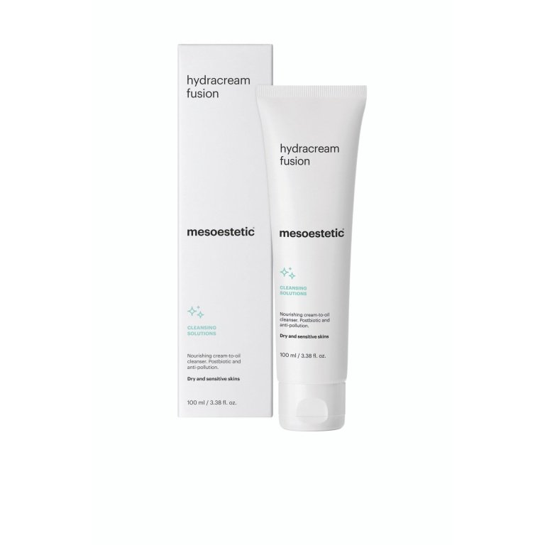Mesoestetic Hydracream Fusion 100ml cleansing face cream-to-oil for dry and sensitive skin.