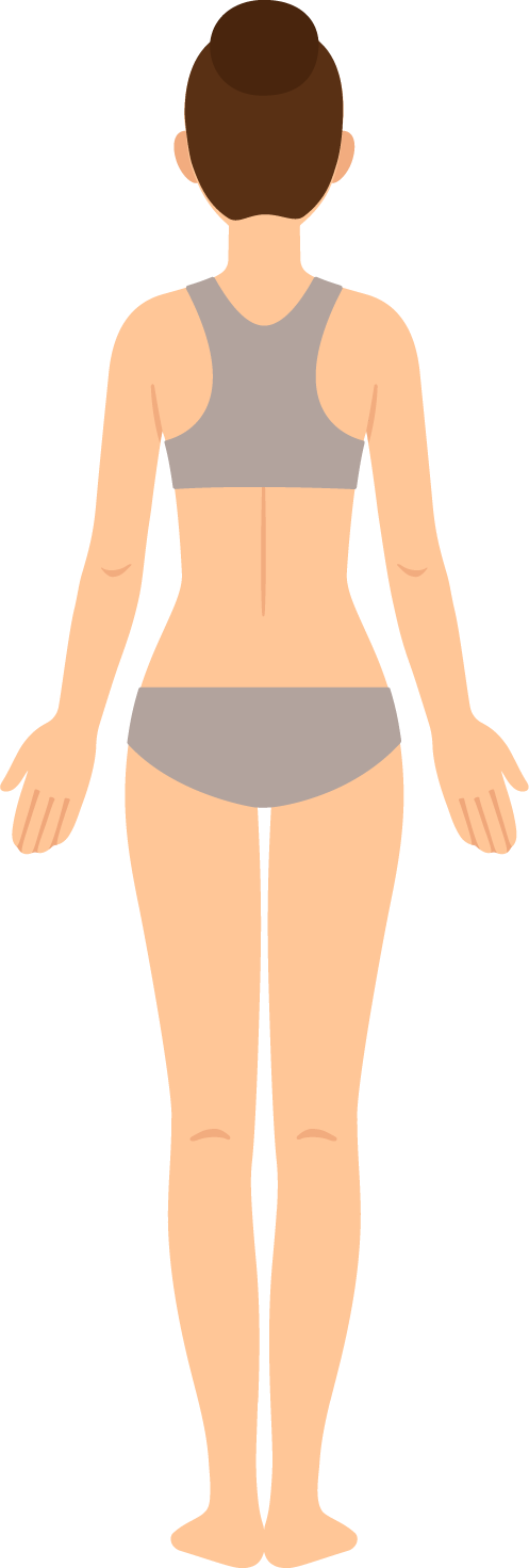 Vrouw achterkant