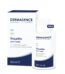 Dermasence RosaMin AHA Toner in a clear bottle, formulated for sensitive skin to strengthen the skin barrier, refine pores, and support a healthy acid mantle.