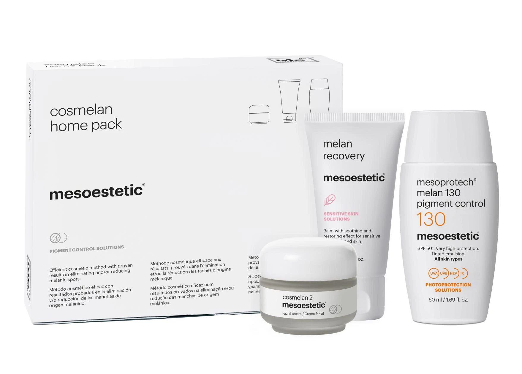 Mesoestetic dermamelan® cosmelan® home pack